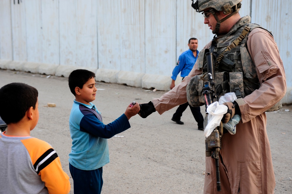 Patrol in the Rashid District of Baghdad