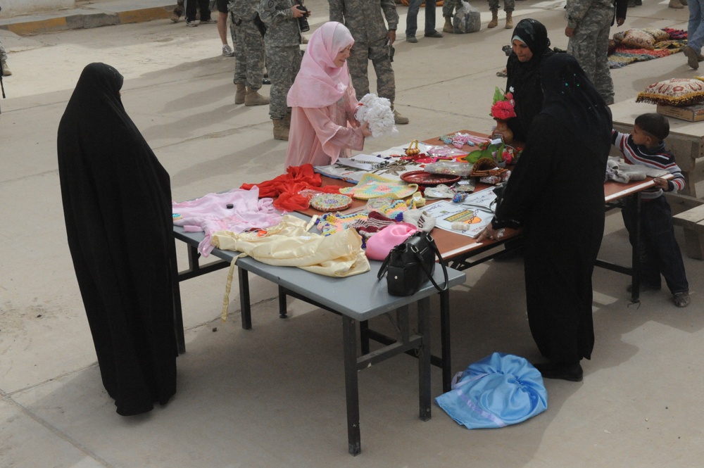 Bazaar on Forward Operating Base Mahmudiyah