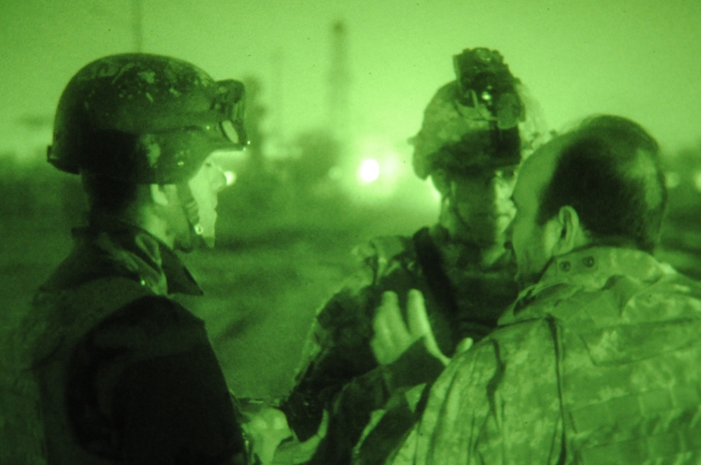 Night-time patrol in Baghdad