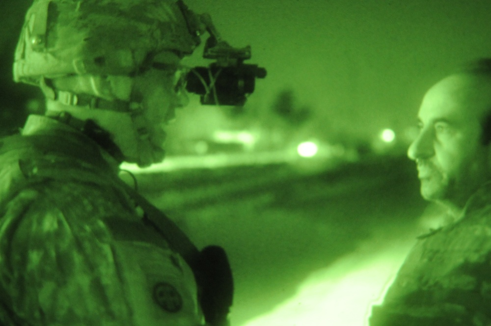 Night-time patrol in Baghdad