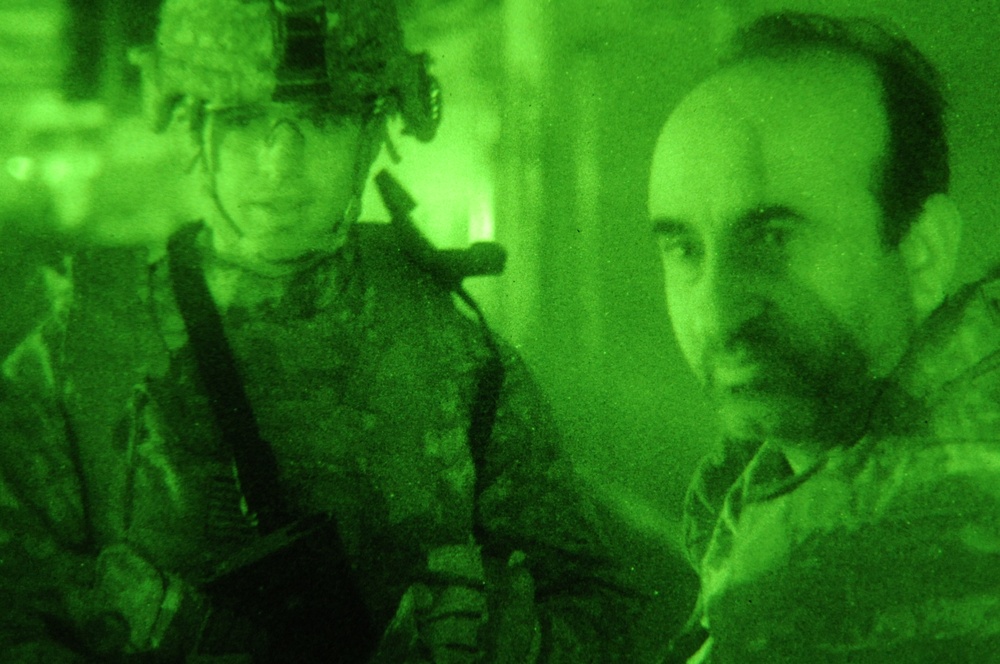 Night-time patrol in Baghdad