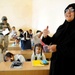 School supplies delivered to the Al Kaluud School