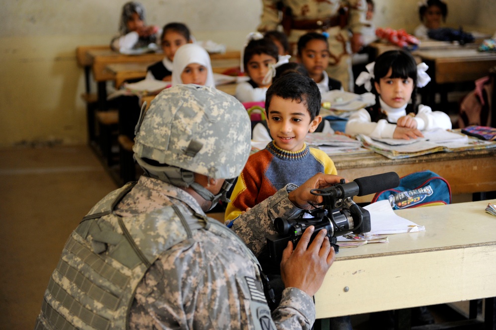 School Supplies Delivered to the Al Kaluud School