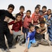 School supplies delivered to the Al Kaluud School