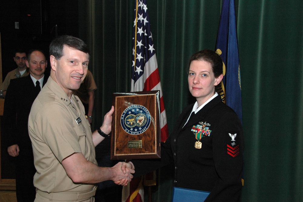 U.S. Naval Forces Europe-Commander, U.S. Naval Forces Africa and Sixth Fleet Announces Sailors of the Quarter, Year