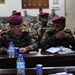 Meeting at Patrol Base Colby in Mahmudiyah, Iraq