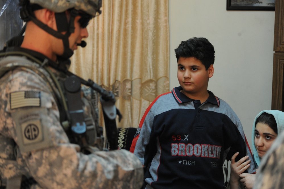 Patrol in eastern Baghdad