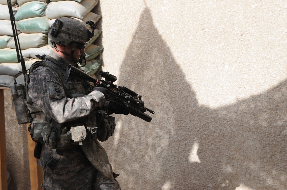 Patrol in eastern Baghdad