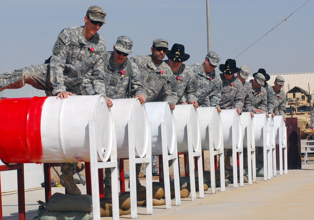 Raiders Recognize Leaders During Spur Ceremony at Forward Operating Base Falcon