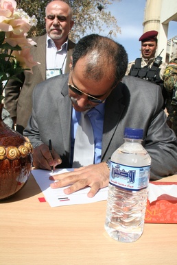 Iraqis assume responsibilities of Forward Operating Base Iskan