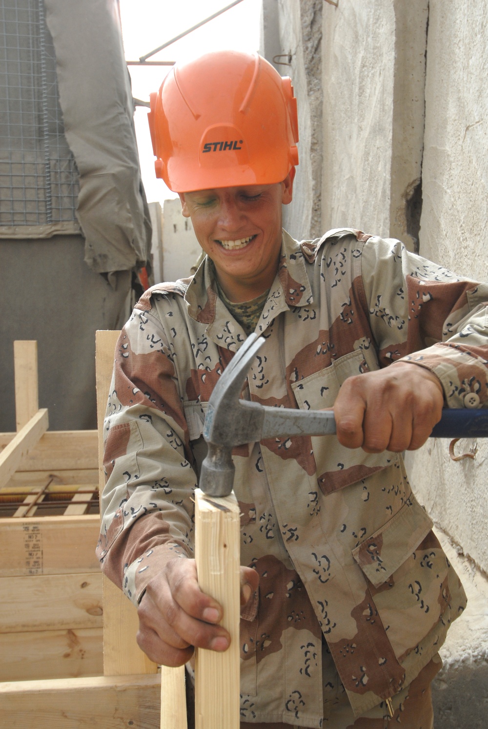 Construction in Kadhimiya, Iraq
