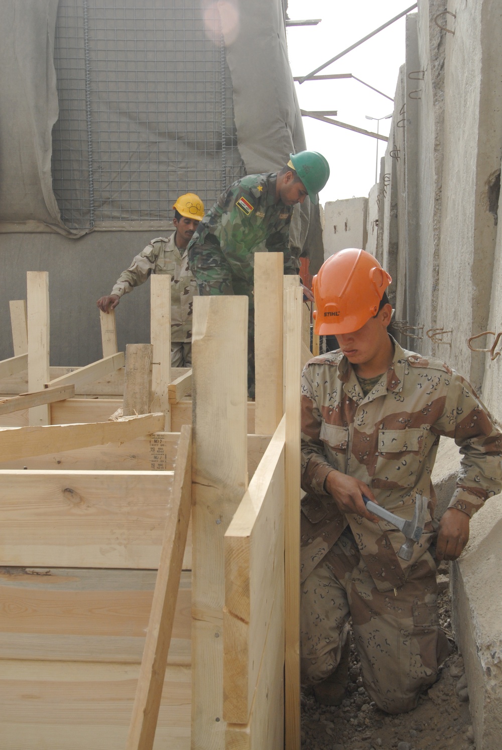 Construction in Kadhimiya, Iraq