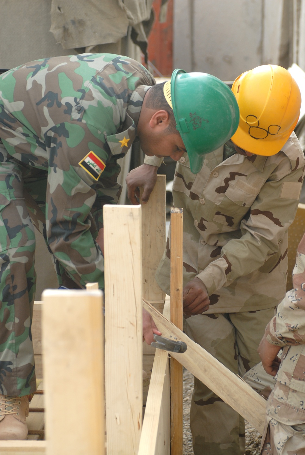 Construction in Kadhimiya, Iraq