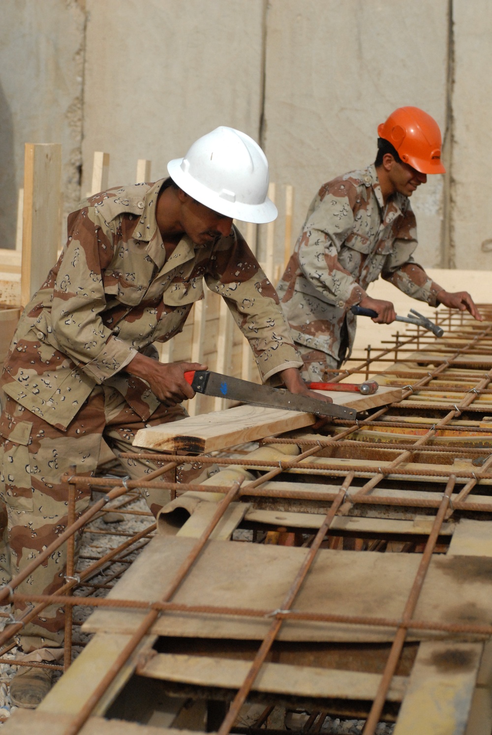 Construction in Kadhimiya, Iraq