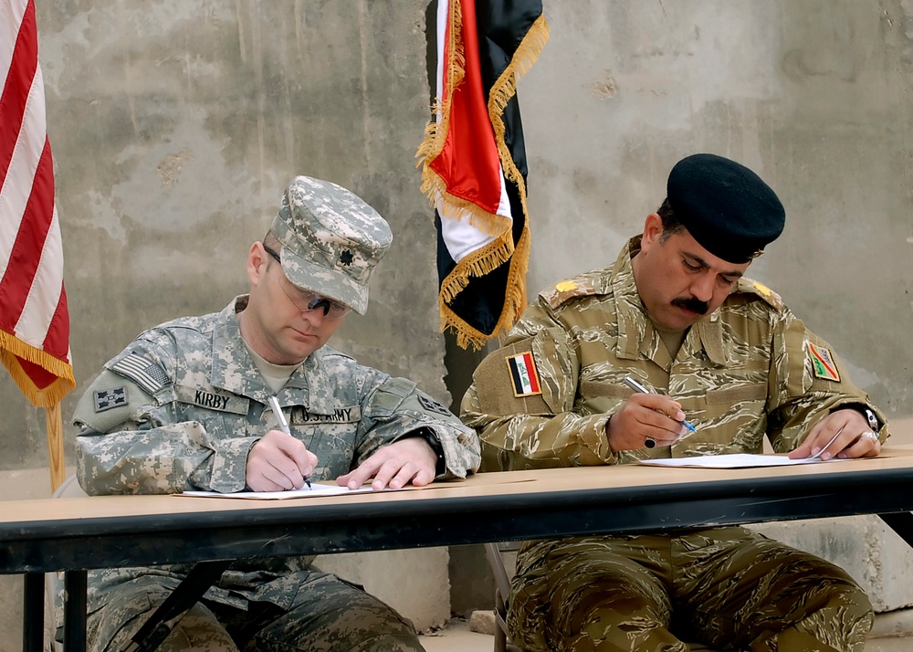 Joint Security Station Sheikh Marouf handed over to Iraqi army