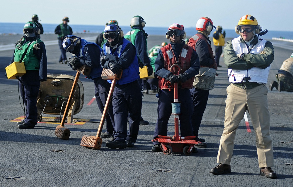 USS Harry S. Truman conducts carrier qualifications