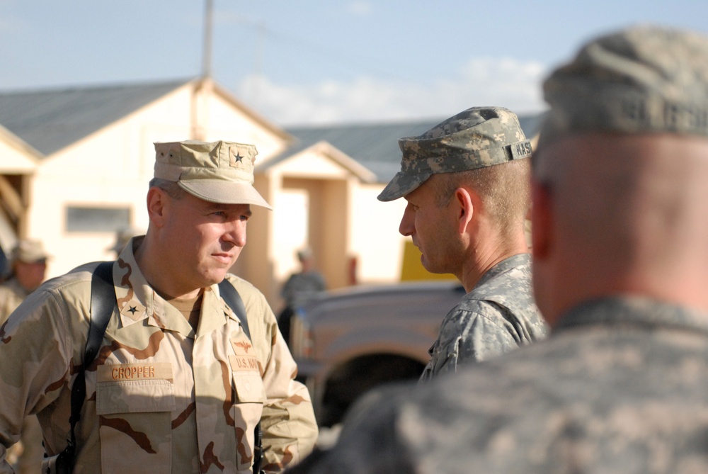 All-hands call at International Security Assistance Force Headquarters