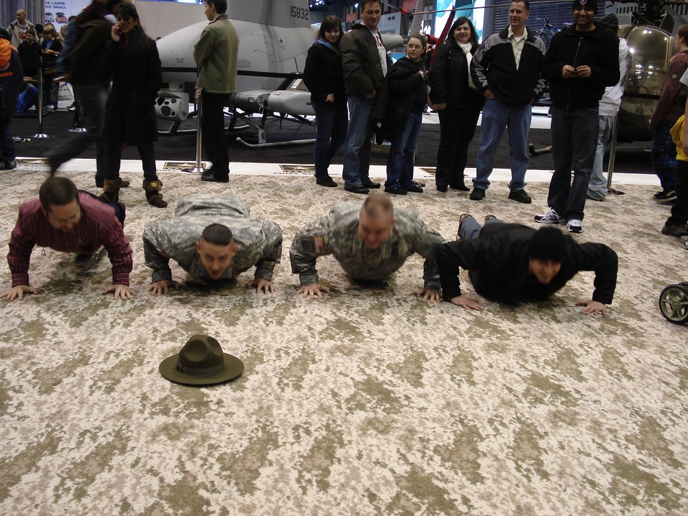 U.S. Army Participates in Chicago Auto Show