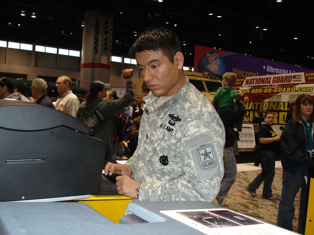 U.S. Army Participates in Chicago Auto Show