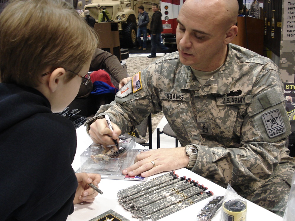 U.S. Army Participates in Chicago Auto Show