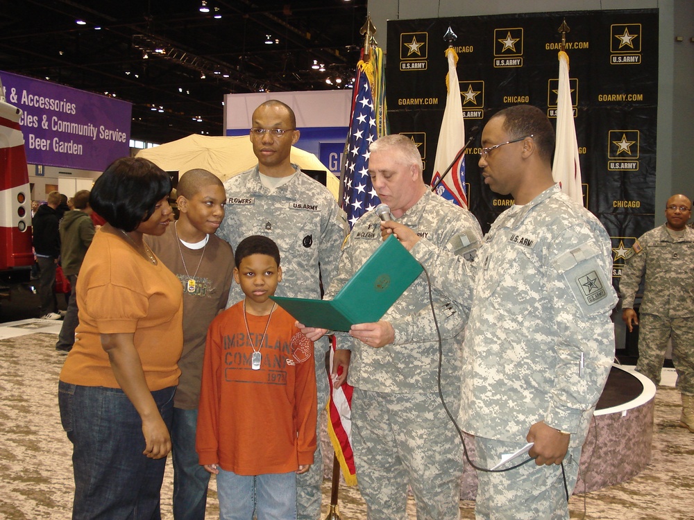 U.S. Army Participates in Chicago Auto Show