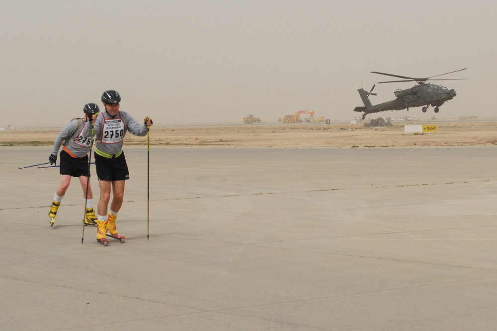 834th Aviation Support Battalion Soldiers Ski at Joint Base Balad