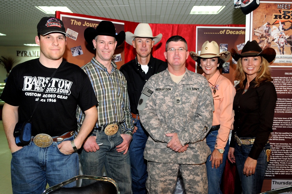 Rodeo Riders Support Troops in Qatar