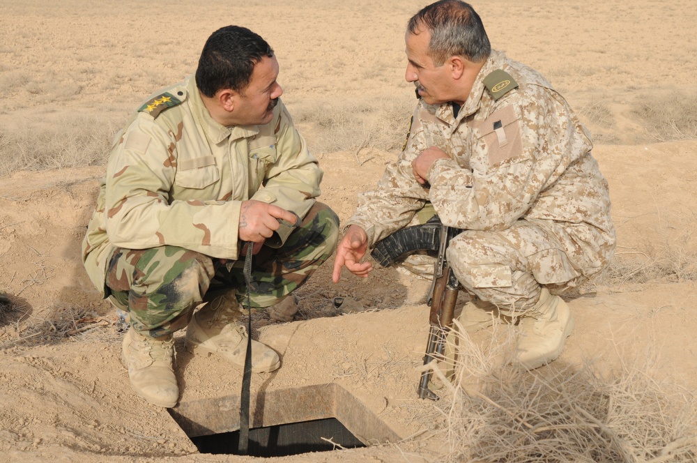 Patrol in Rashaad, Iraq