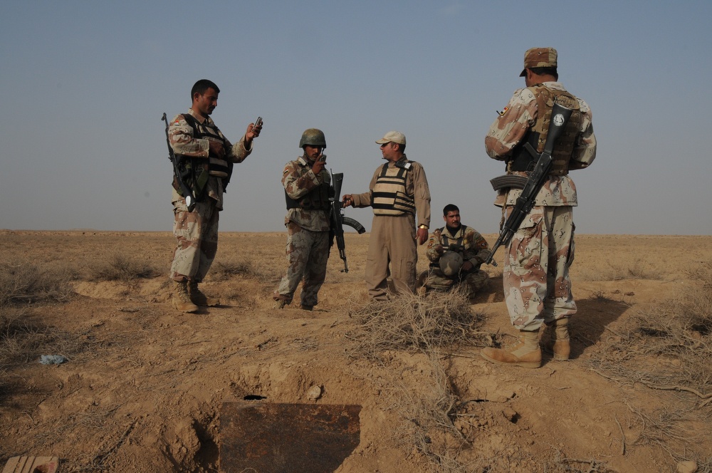 Patrol in Rashaad, Iraq