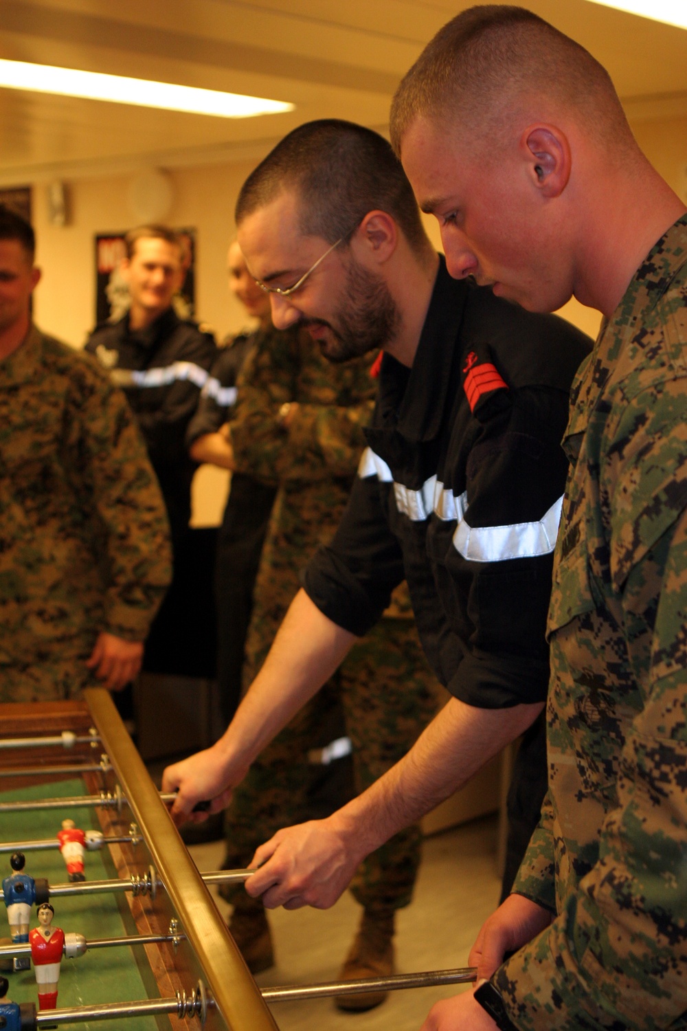 22nd Marine Expeditionary Unit, USS Bataan train with French Navy