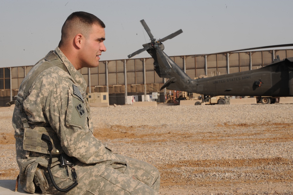 Air assault training at Forward Operating Base Loyalty