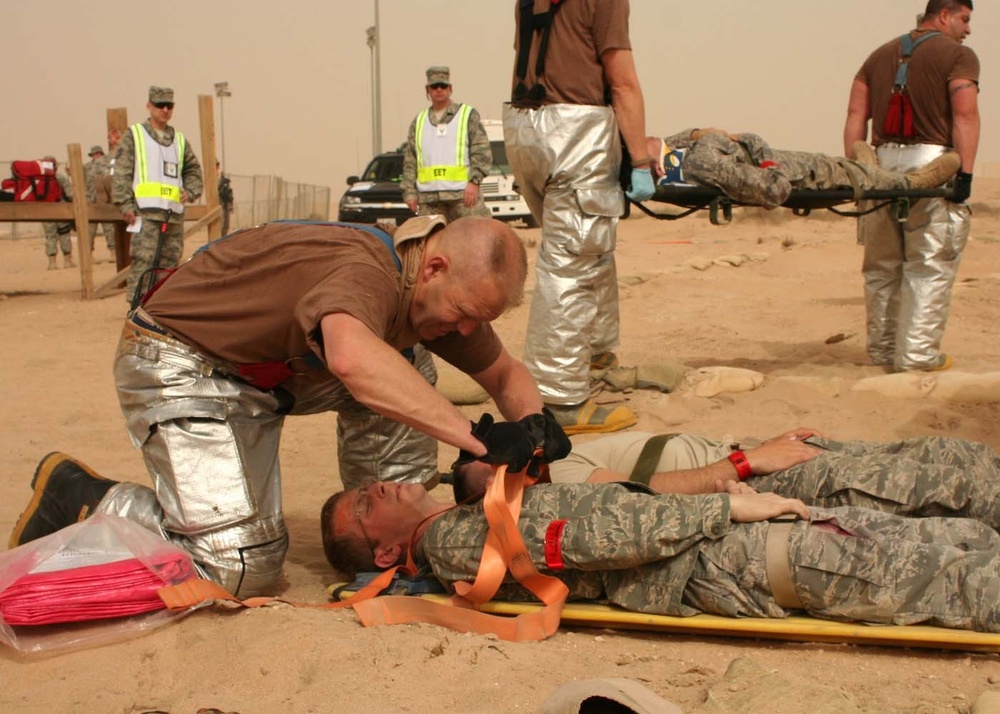 The 386th Air Expeditionary Wing Puts Their First Responders to the Test