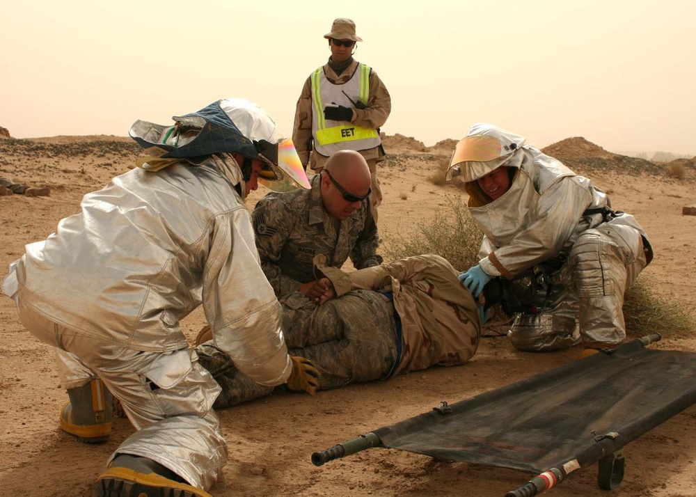 The 386th Air Expeditionary Wing Puts Their First Responders to the Test