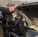 Humvee maintenance in Haswah