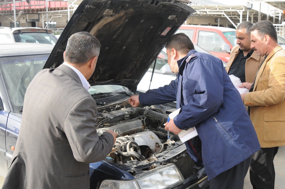 Looking for stolen automobiles in Kirkuk