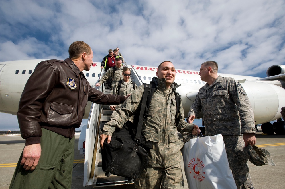 Misawa Welcomes Home 300  Deployed Airmen