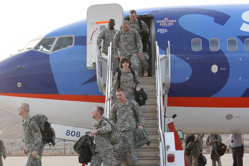 32nd Infantry Brigade Combat Team Begins Arrival at Fort Bliss