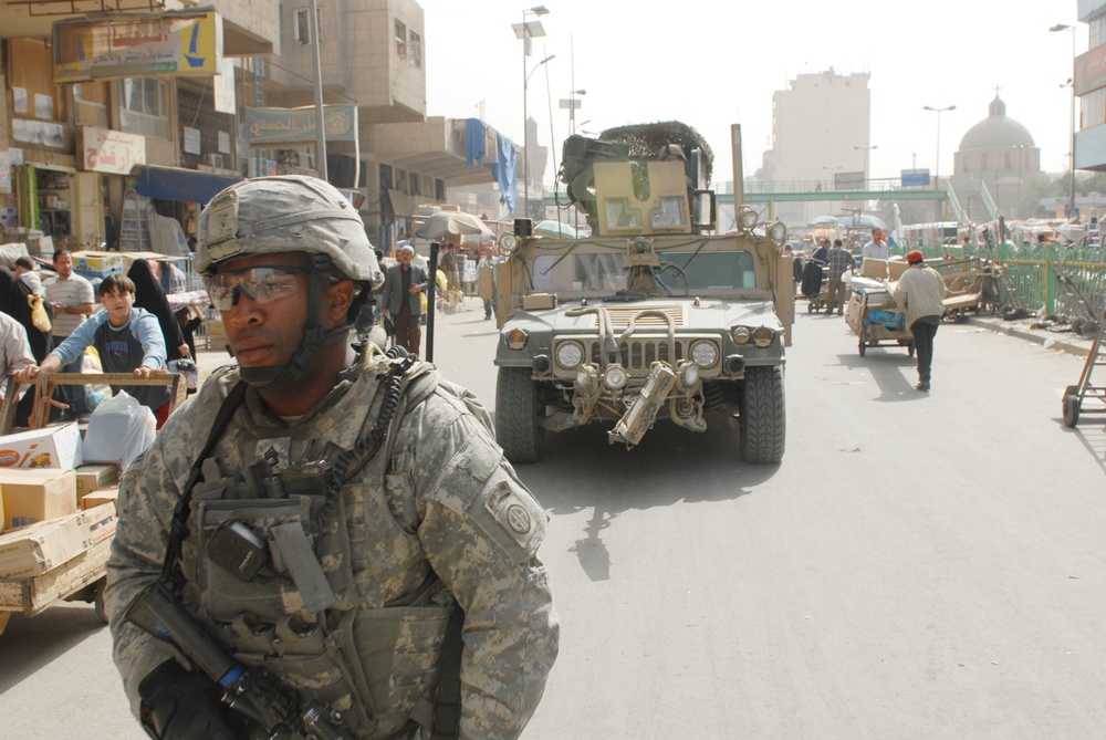 "Panthers" patrol, police-up after improvised explosive device blast