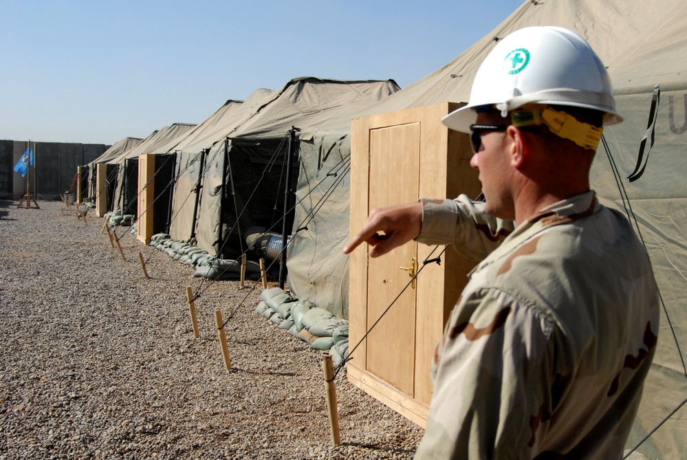 Construction at Patrol Base Mahawil