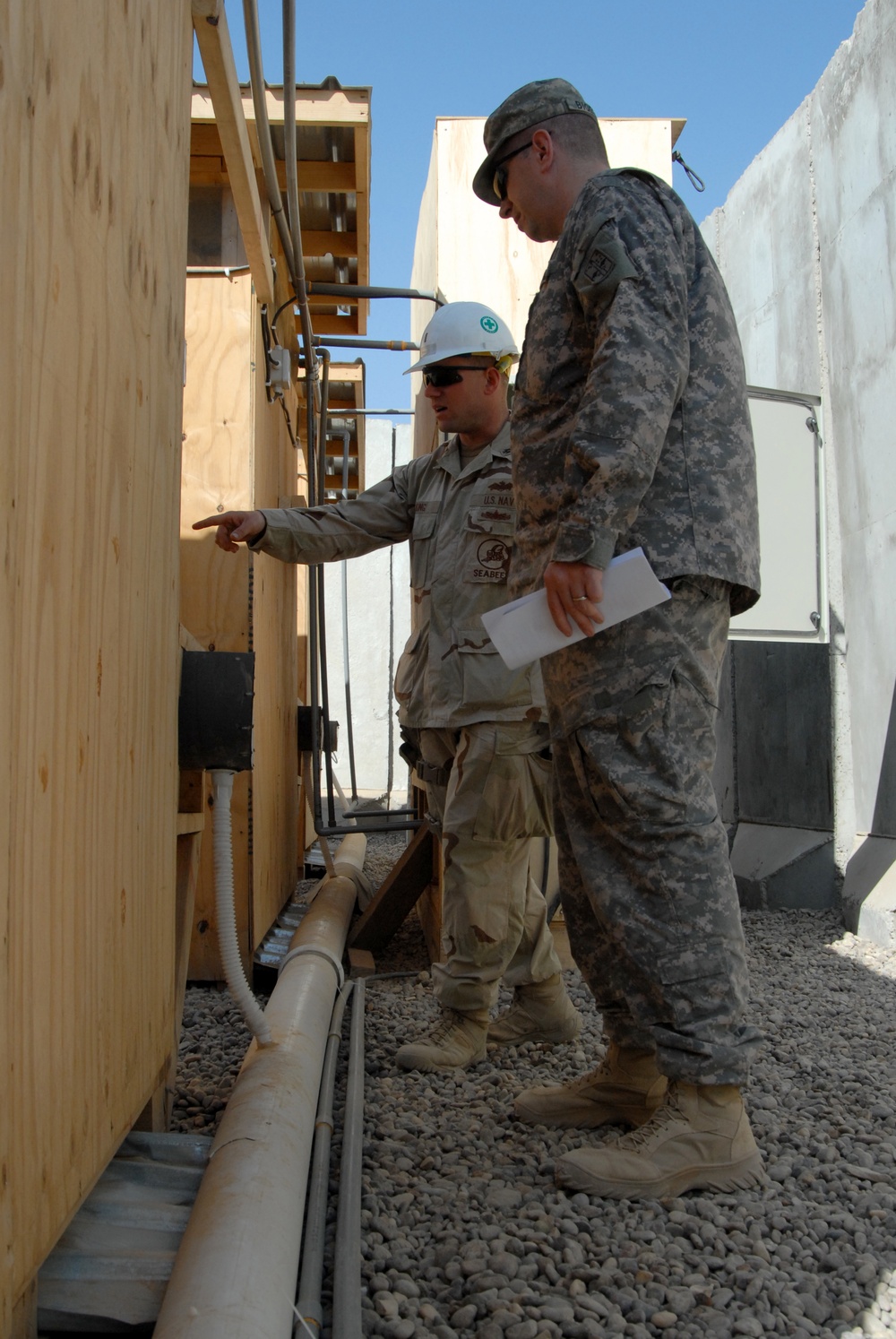 Construction at Patrol Base Mahawil