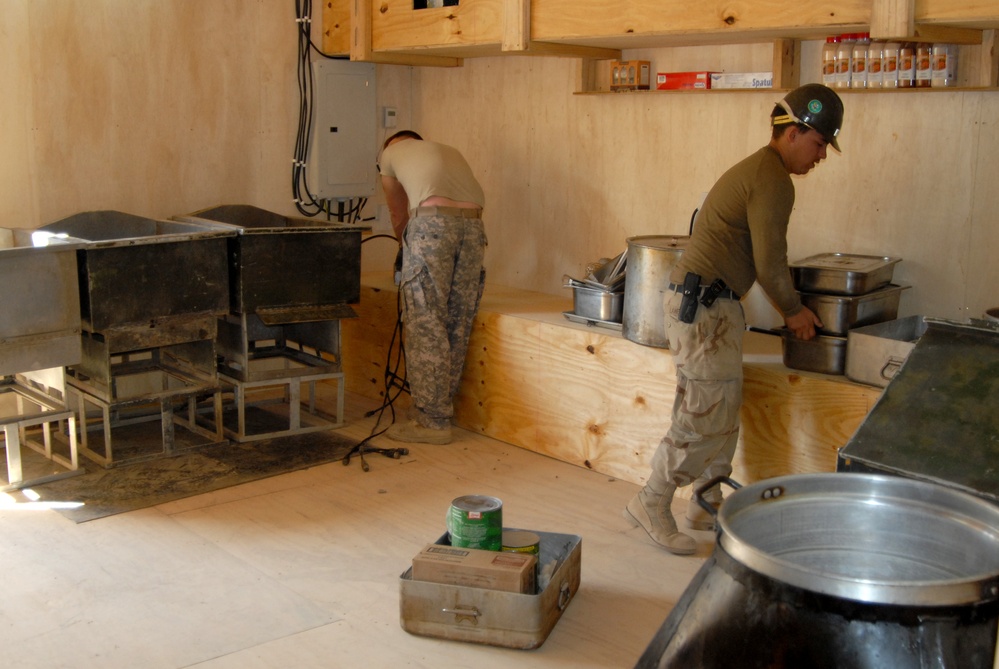 Construction at Patrol Base Mahawil