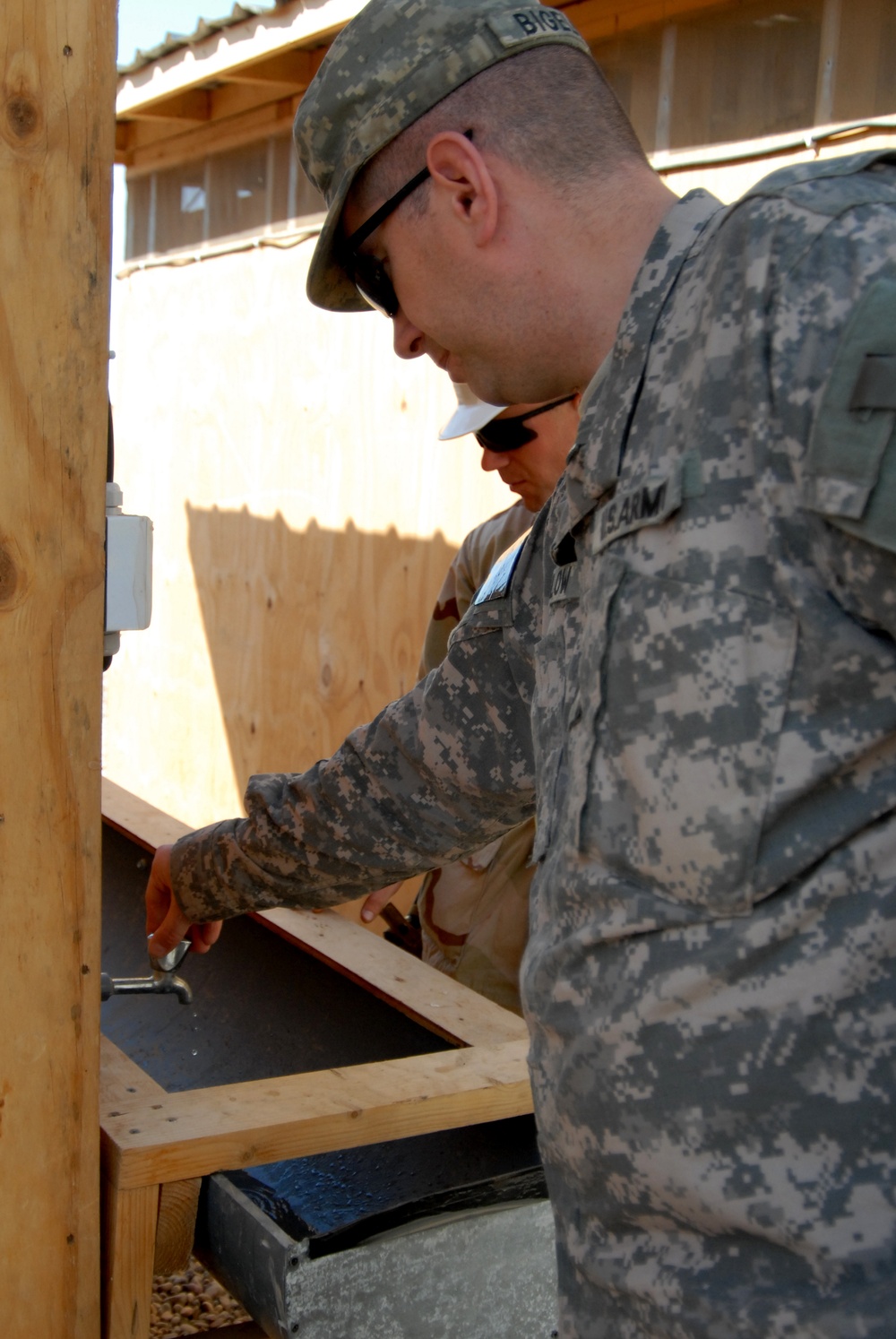 Construction at Patrol Base Mahawil