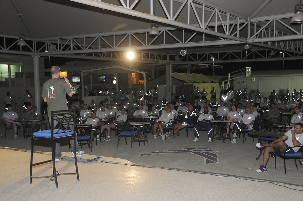 Comedy Duo Brings Laughs to 380th