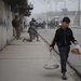 Patrol in the Zinjali neighborhood of Mosul