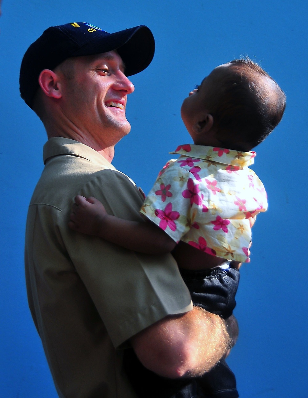 Lending a hand at a children's home