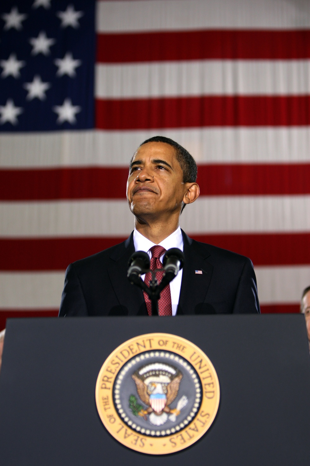 President Obama Visits U.S. Marine Corps Base Camp Lejeune