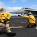 Aerial action aboard the USS Nimitz