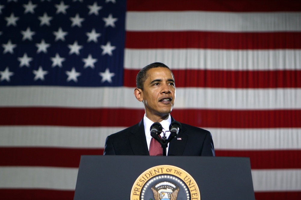 President Obama visits U.S. Marine Corps Base Camp Lejeune