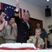 Boy Scout salute and celebration