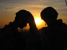 Combat chapel team goes outside wire for duty